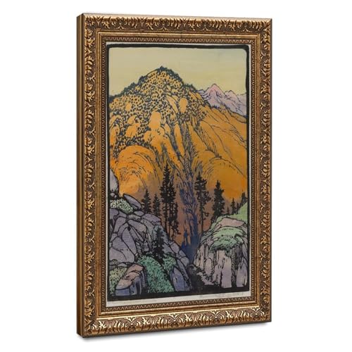 Poster paysage californien Frances H. Gearhart impression toile 50x75 cm