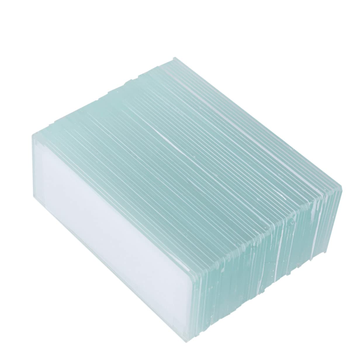 ABOOFAN 100Pieces Prepared Microscope Slides Premium Optical Glass for Science Education for Classroom Use Viewing for Specimen Identification