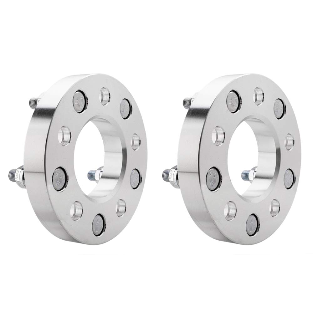 TRIBLE SIX 2Pcs 1'' Thick Wheel Spacers Adapters 5x4.5'' to 5x4.75'' 5x114.3mm to 5x120mm 12x1.5 Stud Replacement for 2001-2015 Escape 1999-2016 Jeep