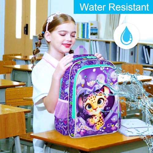 Image of 16 inch Backpack for Girls Boys 4-8, 3Pcs Kids Bookbag Set with Lunch Box, School Bag for Preschool Kindergarten