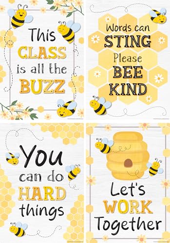 Petits posters Buzzing Bees Teacher Created Resources TCR6914 pour décoration de classe - 4