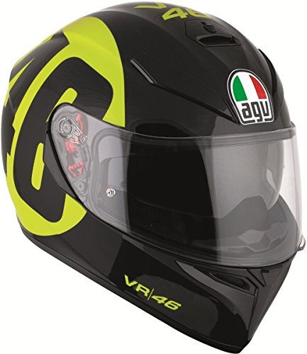 AGV Casco integrale K-3 SV TOP PLK Bollo 46 XS Nero/Giallo