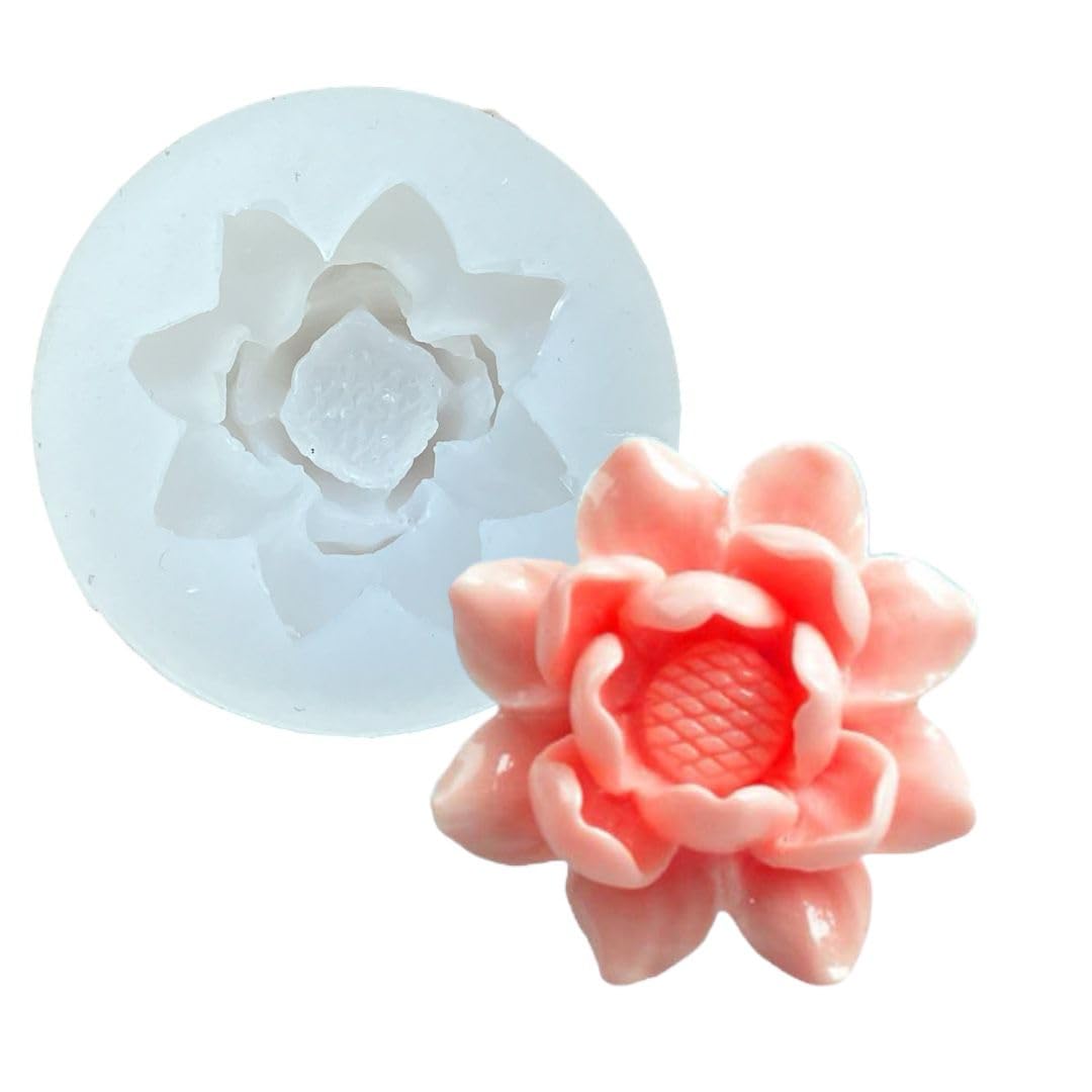 UKIYO international® - Lotus Flower Shape Silicone Mold 3D for Candle Making Flower Mould for Resin Art and Craft Chocolate Cake DIY (B0CZNZ9S2S) Amazon Price History, Amazon Price Tracker