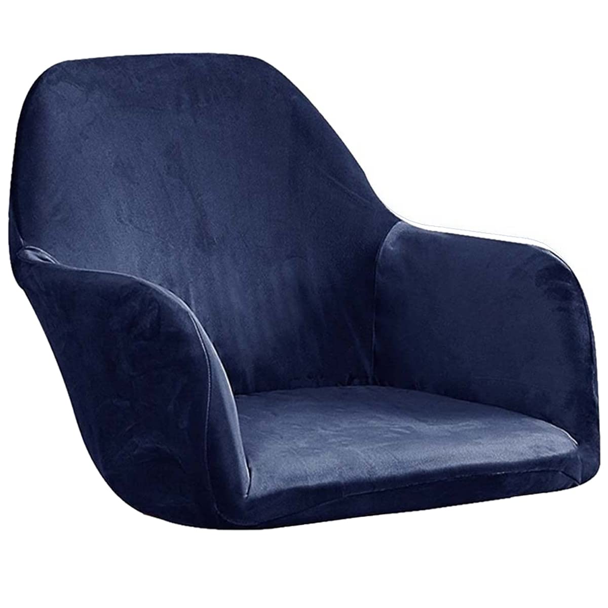 WJHDWYD Armchair Cover Elastic Chair Covers with Armrests Universal 1/2/4/6 Pieces Chair Slipcover for Office Dining Room Kitchen Modern(Blu Reale,1 pezzo)