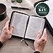 KJV Holy Bible, Compact Faux Leather Red Letter Edition - Ribbon Marker, King James Version, Black Faux Leather, Zipper Closure (KJV Compact Editions)