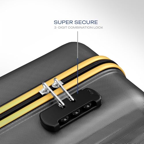 Image of Safari Astra Neo 8 Wheels 76cm Large Size Check-in Trolley Bag, Hard Case Polycarbonate, 360 Degree Wheeling Luggage for Men & Women, Travel Bag, Suitcase for Travel, Trolley Bags for Travel, Black