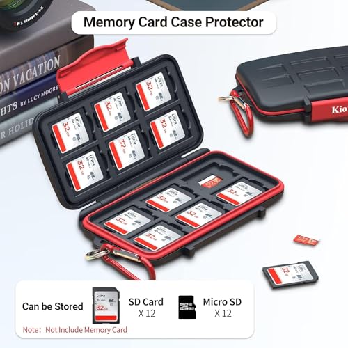 Kiorafoto IPX5 Memory Card Case