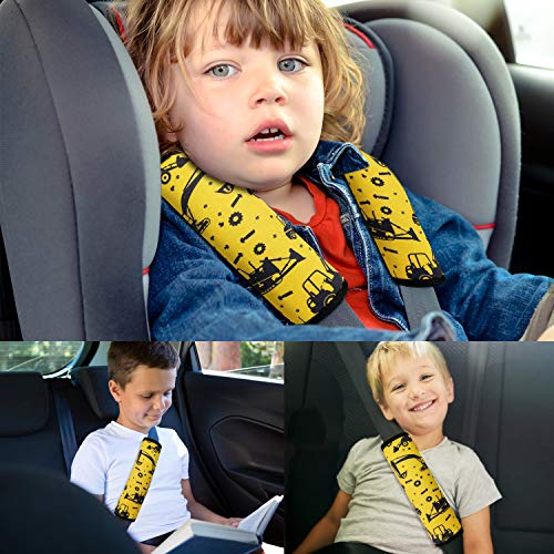 Car Seat Straps Shoulder Pad For Kids, Seat Belt Pad, Seat Belt Cover For Kids, Kids’ Seatbelt Padding, Soft Comfort Seat Belt Cushion, Shoulder Strap Pad, Car Accessories For Boys, One Piece #TOP3