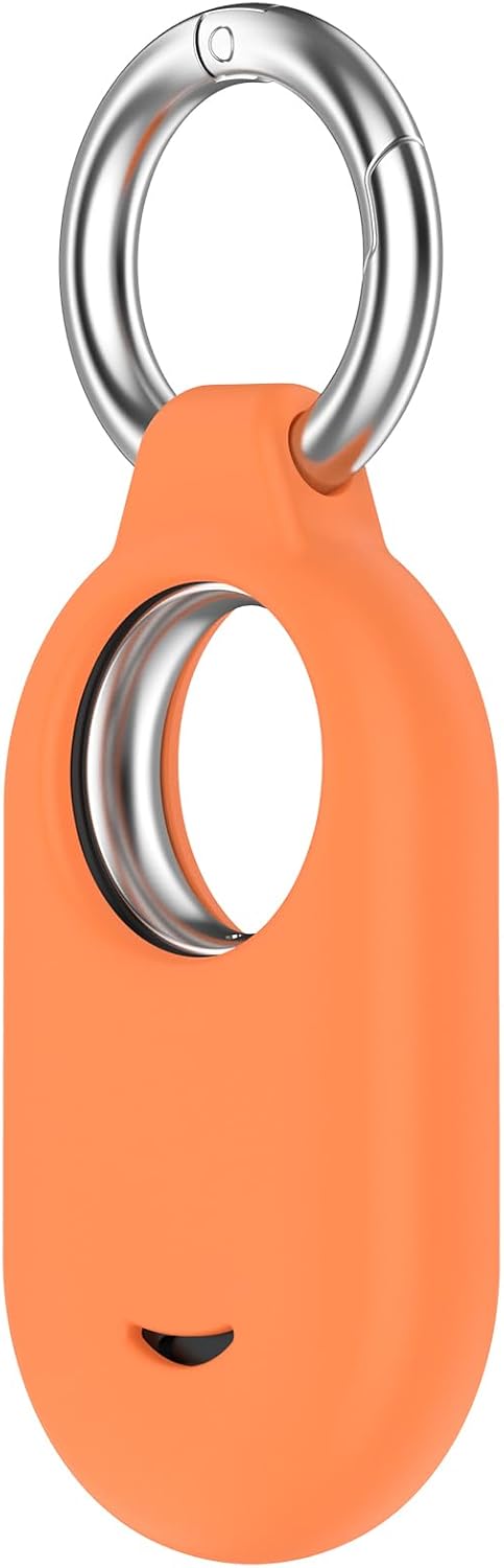 Senter (4 PCS) Soft case for Samsung Galaxy SmartTag2 Case, 4 Pack Protective Silicone Case for Galaxy Smart Tag 2 with Key Ring for Keys, Wallet, Luggage, Pets image 2