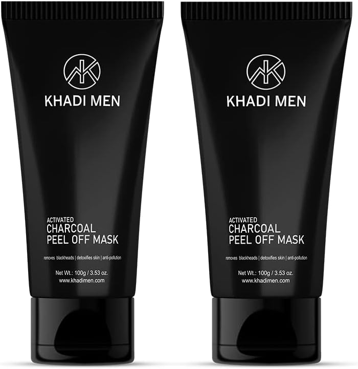 Activated Charcoal Mask For Remove Blackheads and Whiteheads Pack of 2