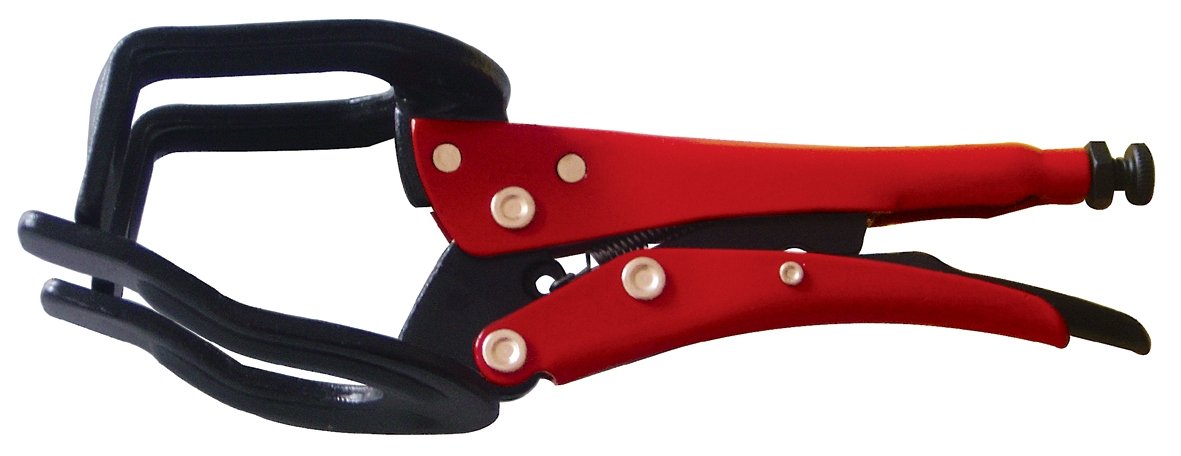 Stubai 118010 Pince étau, Noir/rouge