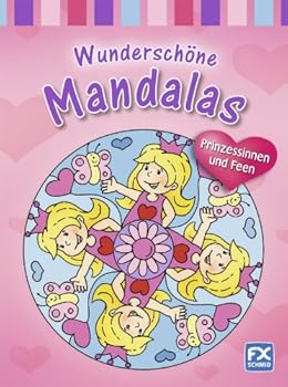 Paperback Wunderschöne Mandalas Prinzessinnen und Feen [German] Book