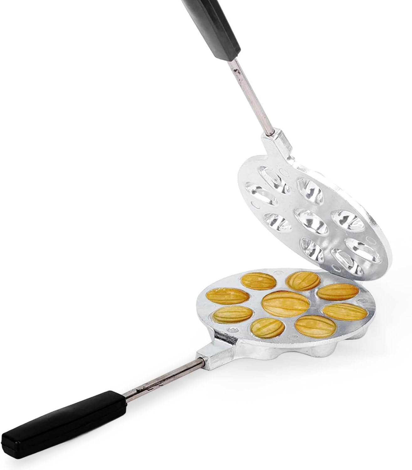 Yunir Walnut Cookie Mould, Орешница Russian, Oreshki Maker, Versatile Oreshki Oven Cookies Maker, Pastry Baking Tool for Making Nut Cakes, Waffles, Cookies