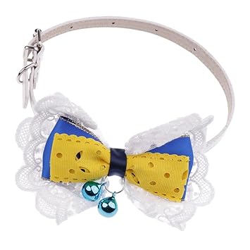 Meri SHOPP New Pet Puppy Dog Cat Bowtie Bow Tie Adjustable Dog Collar Pet Supplies 1#L