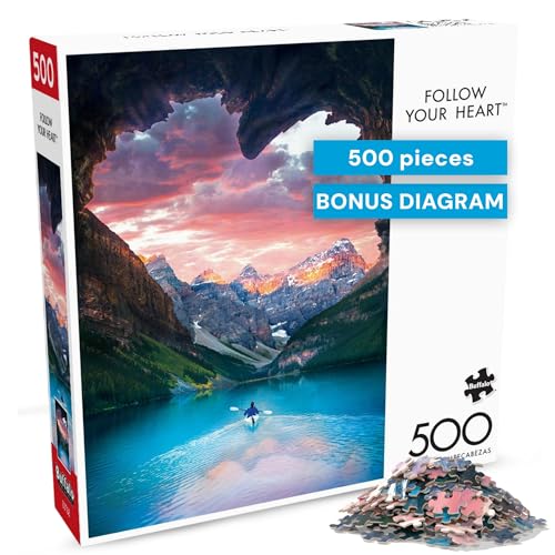 Buffalo Games - Dillion Saw -Follow Your Heart - 500 Piece Jigsaw Puzzle For Adults -Challenging Puzzle Perfect for Game Nights - Finished Size is...