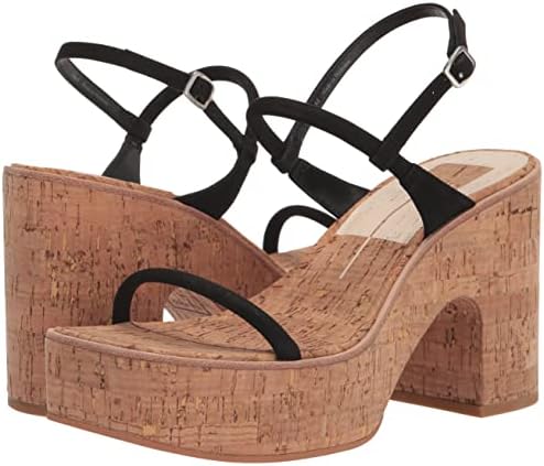 Dolce Vita Women's Jodie Sandal, Black Nubuck, 9 | Image 6