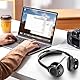 Ersatzpolster für Kopfhörer kompatibel mit Plantronics Voyager Focus UC B825 Binaural, Blackwire 5220 5210 7225, Voyager Focus 2 UC USB-A Headset-Ohrpolster, Kopfhörer Ersatzpolster 2 Stück