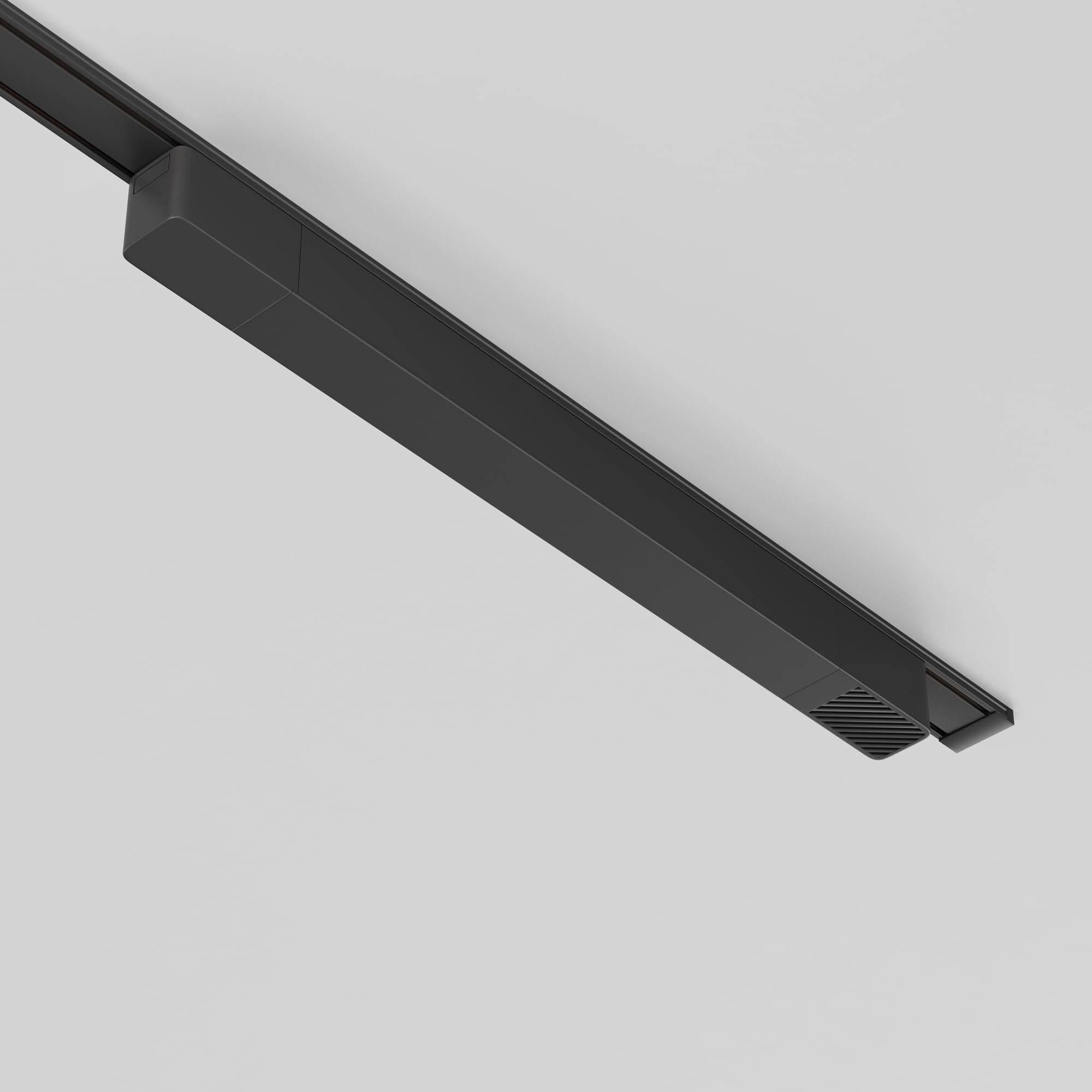 Maytoni Radity Stromversorgung Schienensystem Schwarz Aluminium Kunststoff