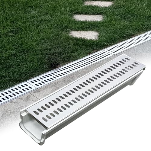Solution de drainage efficace caniveau 60 cm contre l'eau stagnante - 2