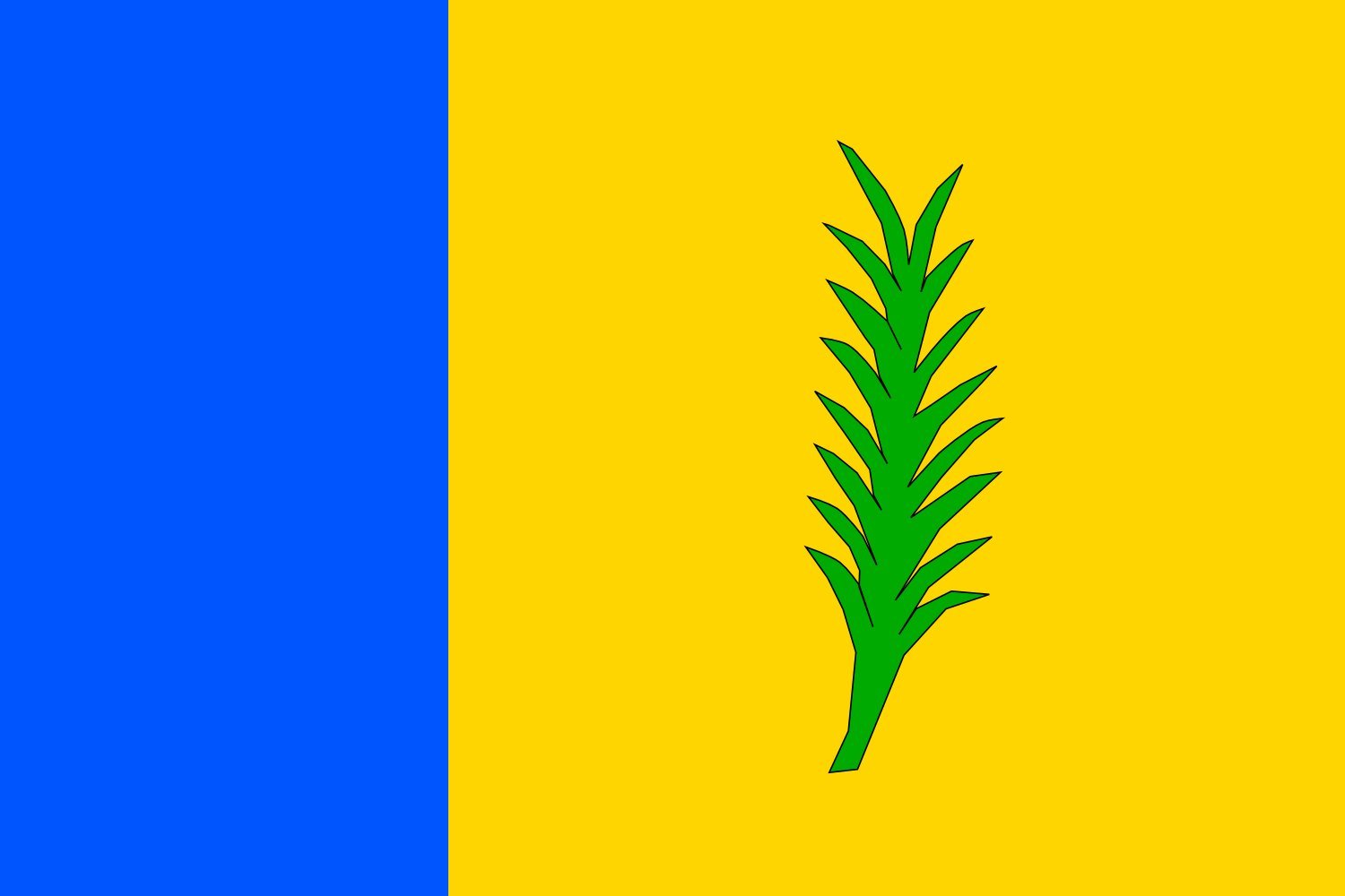 Drapeau paysage Drnovice 90x150cm de 1.35m² grand format pour mât extérieur