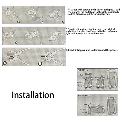 Auceli 2Pcs Nonslip Car Pedal Pads, Automatic Transmission Brake And Accelerator Pedal Covers, No Drilling Vehicle Foot Treadle Set, Car Interior Replacement Accessories For Automatic Vehicles (Red) #TOP4