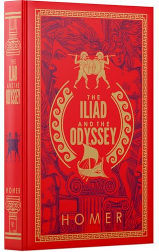 Image of HOMER: The Iliad and The Odyssey (Deluxe Leatherbound edition)