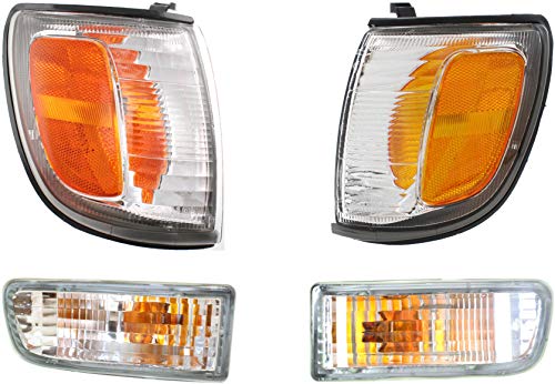 Garage-Pro Corner Light KIT Compatible with Toyota 4Runner 1999-2002 Driver and Passenger Side Halogen, With bulb(s)