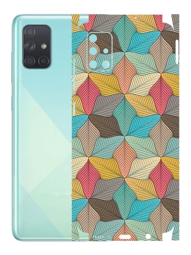 Image of AtOdds - Mobile Back Skin Sticker Wrap Compatible with Samsung Galaxy A51 (Coverage - Back+Camera+Sides) (Autumn)