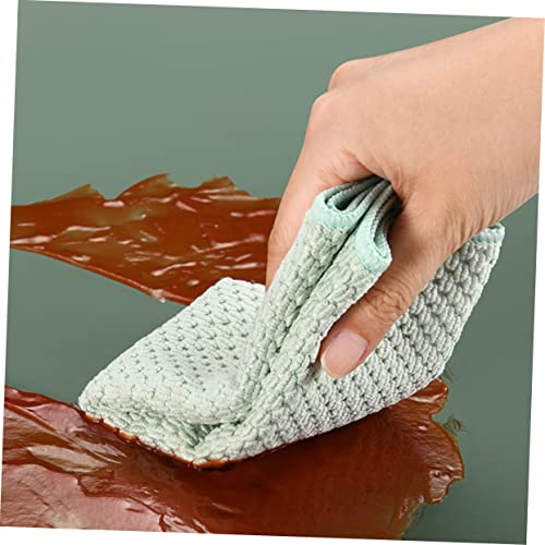 CLISPEED 50 Unidades pano de cozinha pano de casa toalha de microfibra panos de limpeza toalhas pano