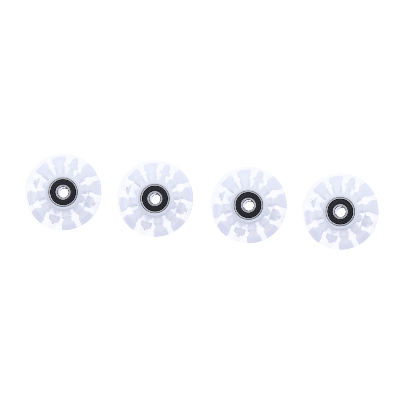 GOOHOCHY Led Roller Skate Wheels 4 Pack for Roller Skates Skateboards Light-up Skating Wheels