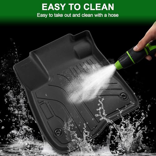 Image of Floor Mats for 2023-2025 2026 Honda CRV (Include Gas and Hybrid), TPE All Weather Durable Floor Liners with Door Sill Guards for Honda CRV SE LX EX EX-L Sport Sport-L Touring HEV Accessories