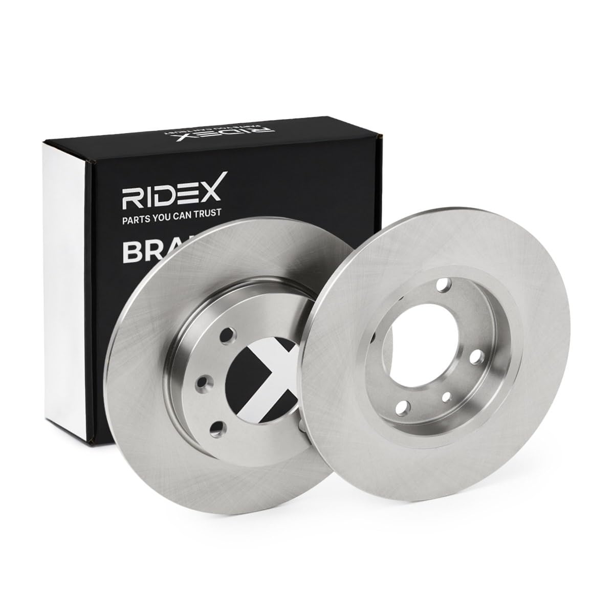 RIDEX 82B0653 2x Disco freno Posteriore senza viti/bulloni Compatibilità con CITROËN C3 I Hatchback FC, FN