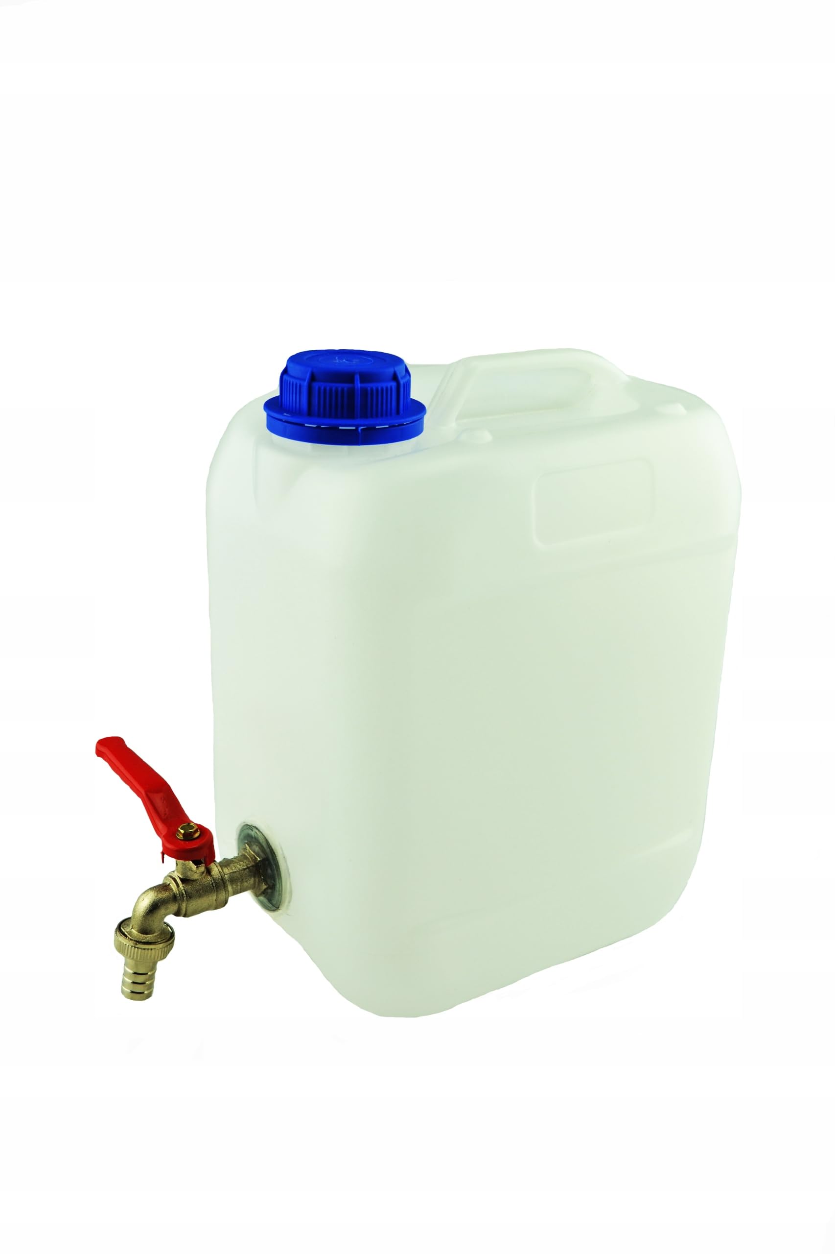 Wasserkanister 10l aus Kunststoff, Wasserbehälter mit Hahn, Trinkwasserkanister Kanister Behälter Wassertank, Kunststoffkanister, für Haus-, Garten-, Auto- und Camping usw, dichten Verschluss 2 Stuck