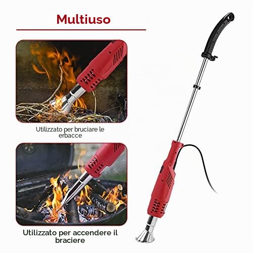 Bruciatore elettrico per erbacce, macchina termica multifunzione per giardino e patio