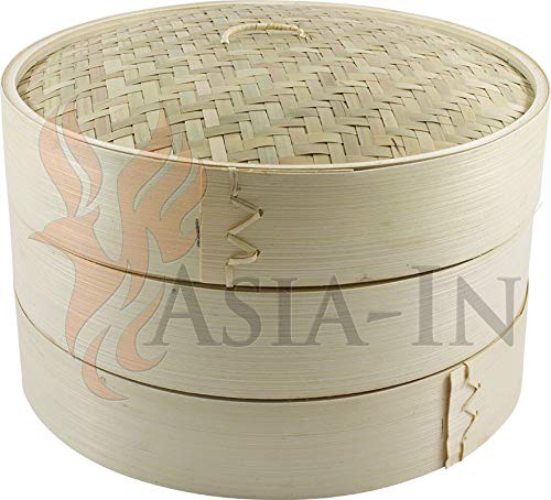 JADE TEMPLE Bamboo Steamer Set 25 cm 3
