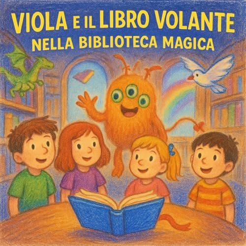 Viola e il Libro Volante nella Biblioteca Magica cover art