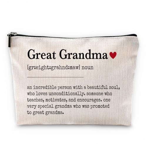 Sufamb Gigi Grandma Makeup Bag - Gigi Gifts for Grandma's Birthday or Mother's Day