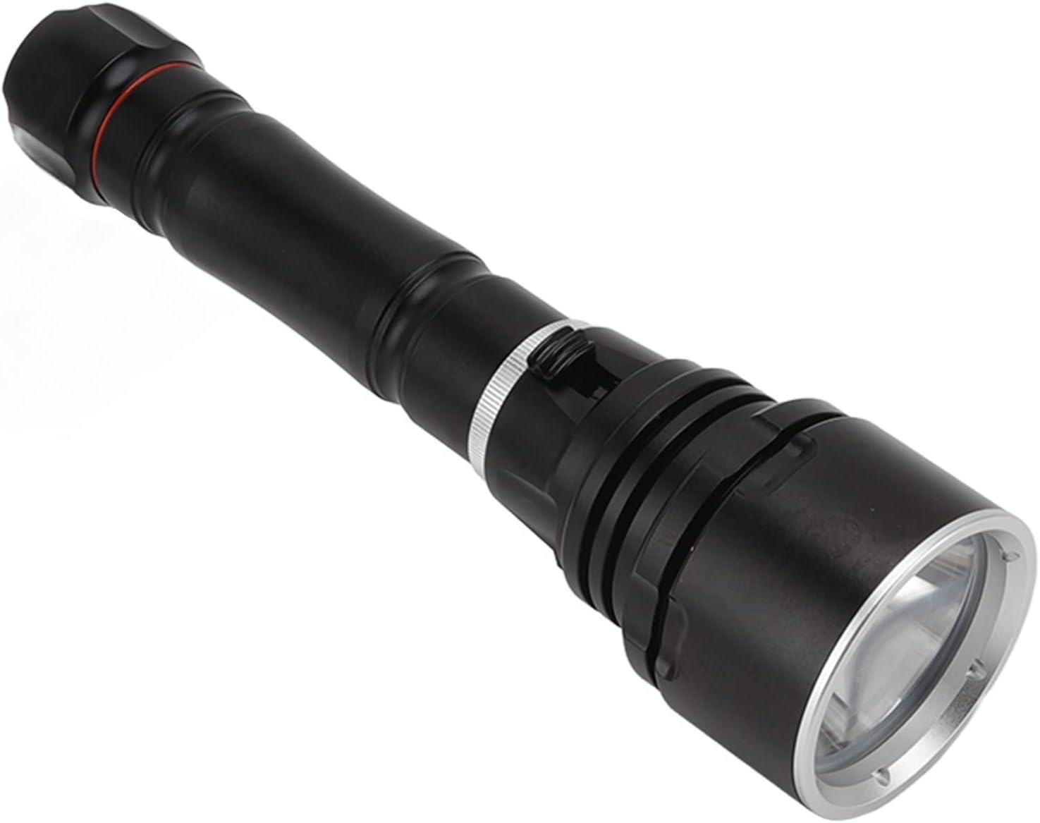 FTVOGUE LED Underwater Diving Flashlight, Button Stepless Dimming IPX8 Extended Lighting Flashlight, Handheld Flashlights