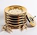 BROADMAN CHURCH SUPPLIES RemembranceWare Communion Stacking Bread Plate, Brass