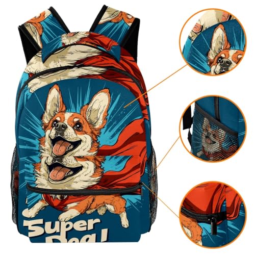 Sac à dos Campus multicolore taille unique avec porte-bouteille - 3