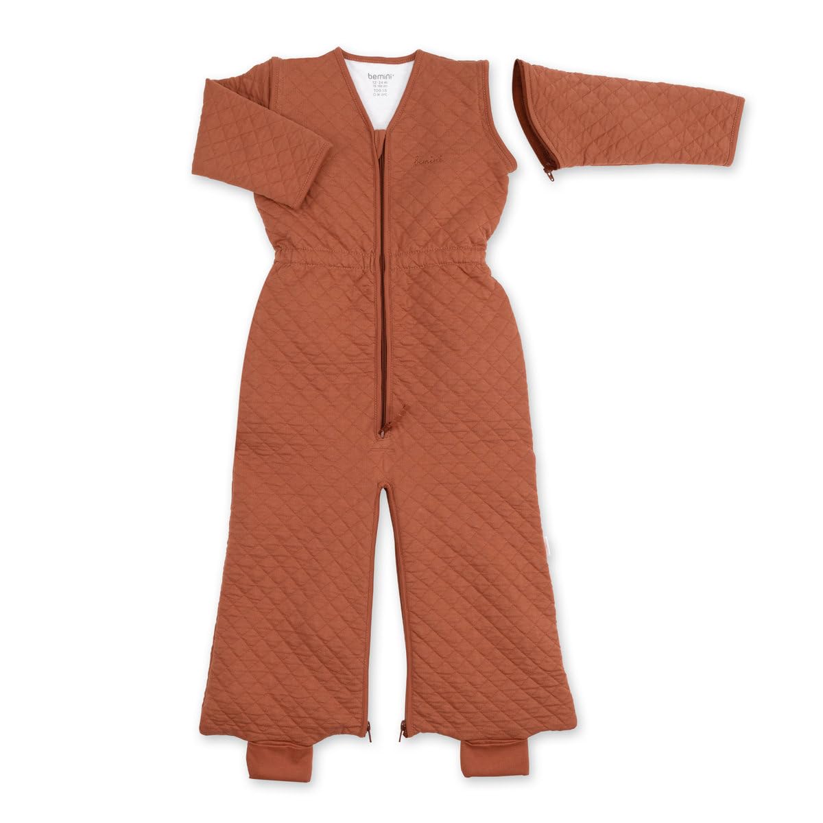 BEMINI Schlafsack Pady Quilted Jersey tog 1.5 Brick