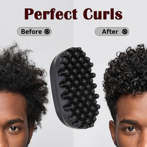 Cepillo de esponja para rizos Rubber Curling para cabello rizado miniatura 4