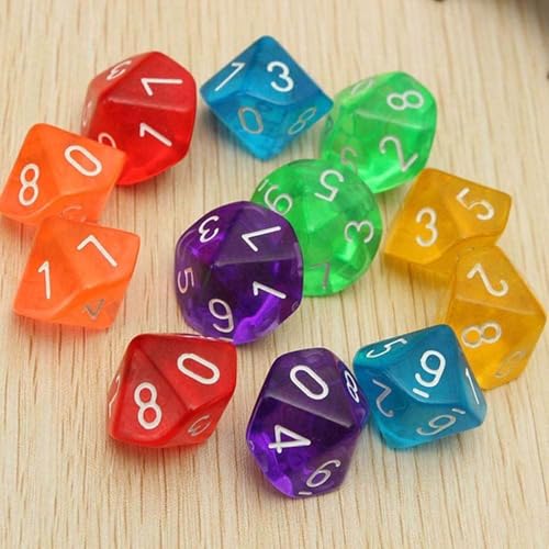 Dwarven Stones Red Jasper 12mm 7 Piece Dice Set by Crystal Caste