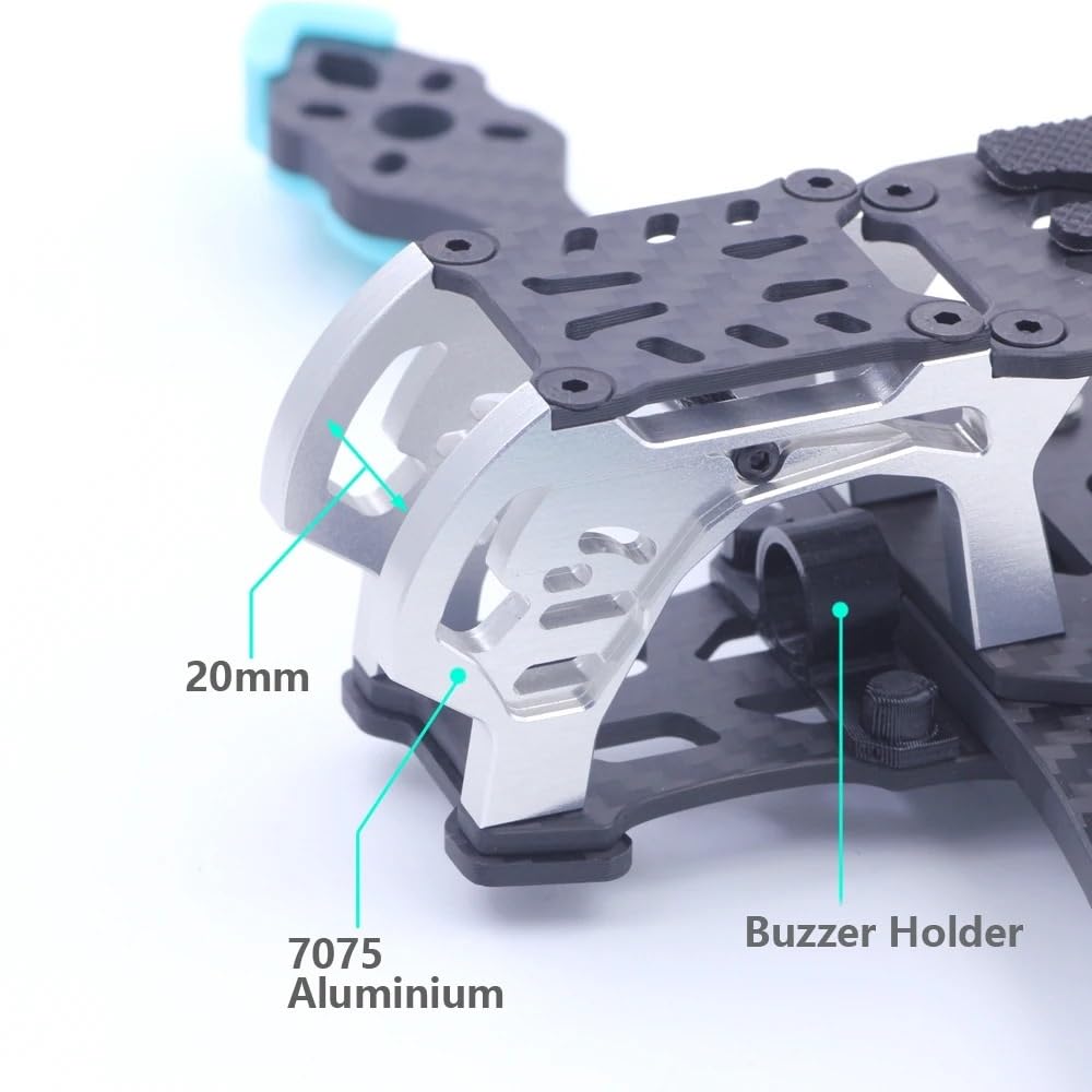 Mark5 HD 225mm Kit telaio FPV in carbonio da 5 pollici for digitale O3 Air RC Quadcopter Racing Drone BN220 Parti fai da te(Without 3d printed)