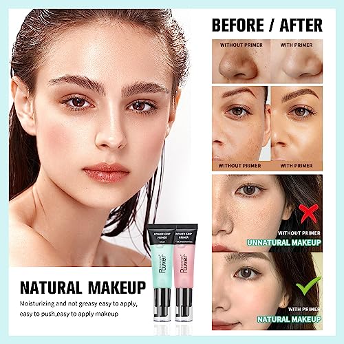 Lisara Power Grip Primer, Hydrating Face Primer, Gel-Based Makeup Primer, Moisturizes & Primes, Evens Skin And Brightens, Primer Face Makeup For Long Lasting, Smoothing Foundation Primer - Green #TOP5