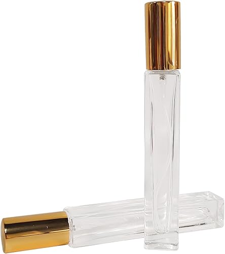 Miniatura 6 de Botella de spray de perfume de 0.3 fl oz, botella de spray de vidrio recargable, mini botella de spray cuadrada de vidrio portátil de viaje, pequeña