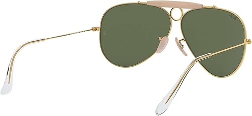 Vista 167 de Ray-Ban Rb3025 Classic Aviator - Lentes de sol clásicos de aviador Polarizado dorado/verde
