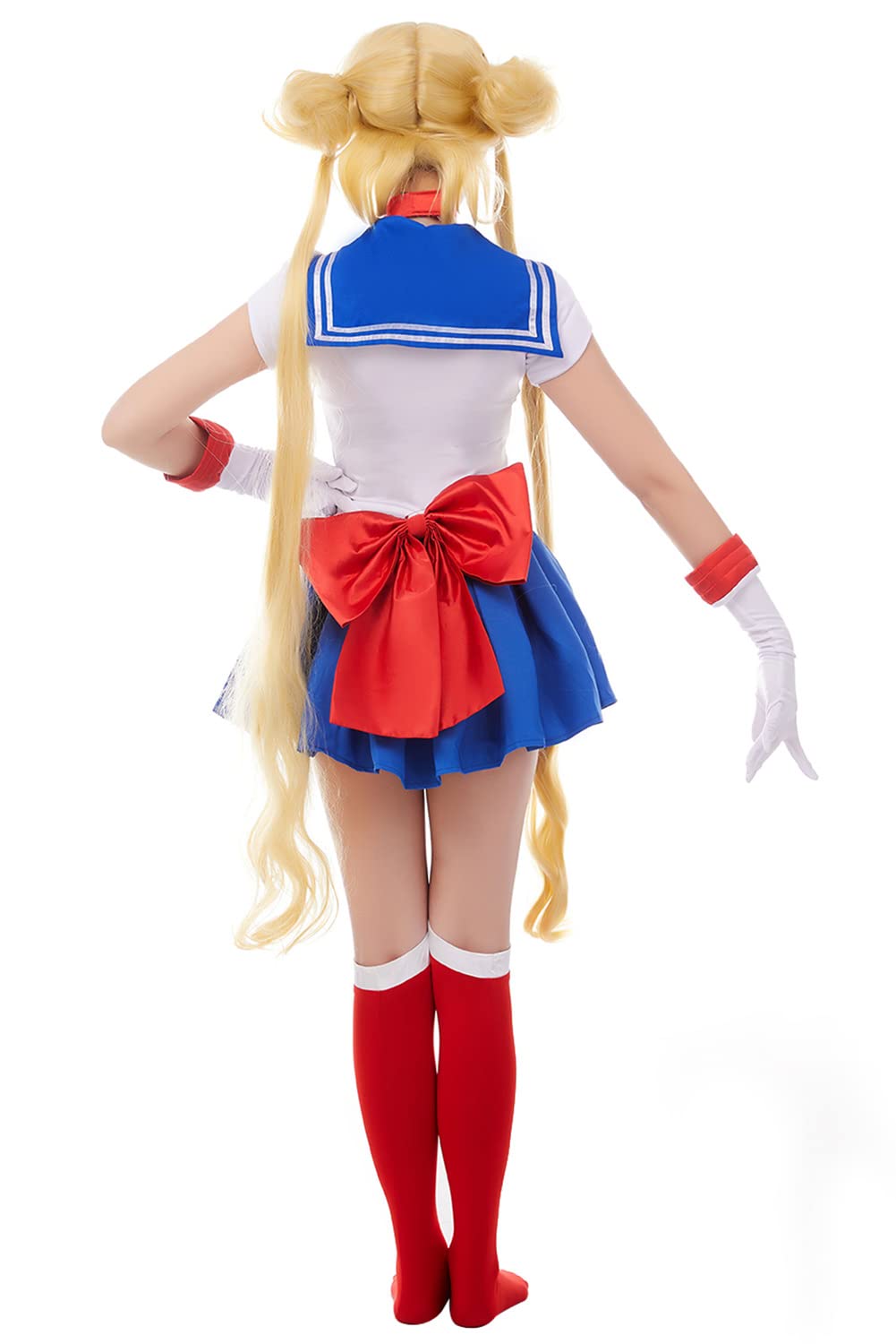 Tsukino Usagi - Costume per cosplay, set completo, per Halloween e Carnevale