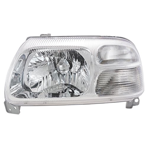 TRQ 2 Piece Headlight Assembly Set Driver & Passenger Side Compatible with 1999-2005 Suzuki Grand Vitara 1999-2004 Vitara 2002-2003 XL-7 SZ2502104 SZ2502106 SZ2503104 SZ2503106