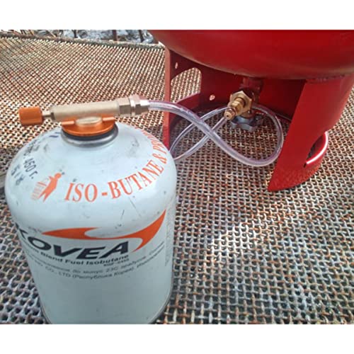 BESPORTBLE Gas Refill Adapter for Flat Gas Tanks Stove Inflation Valve for Outdoor Camping Stoves PU Construction with Self Closing Feature Lower Use Costs4